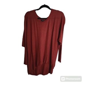 TROUVÉ  SIZE XS LIGHTWEIGHT SWEATER BURNT ORANGE